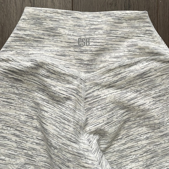 CSB White Marl Leggings - Picture 6 of 6